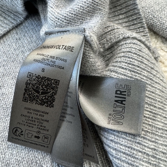 Zadig & Voltaire Cashmere sweater ‘Mikyz - Picture 7 of 11